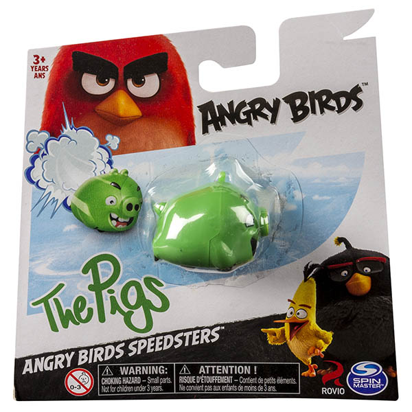 Игрушка из серии «Angry Birds» - птичка на колесиках  